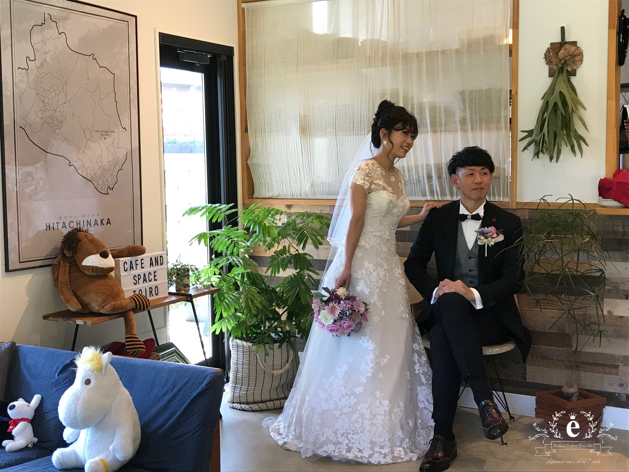 トイロ　ひたちなか　結婚式　ウェディング　レストラン　カフェ　カジュアル　1.5次会　おしゃれ　BBQ-ガーデン-エクラ